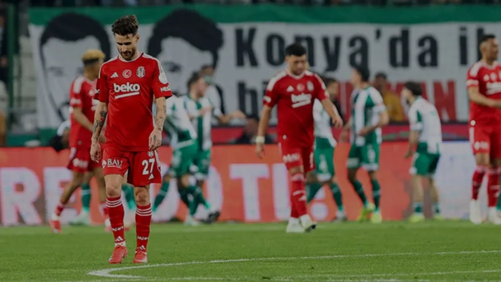 Beşiktaş, 9 kişilik Konyaspor