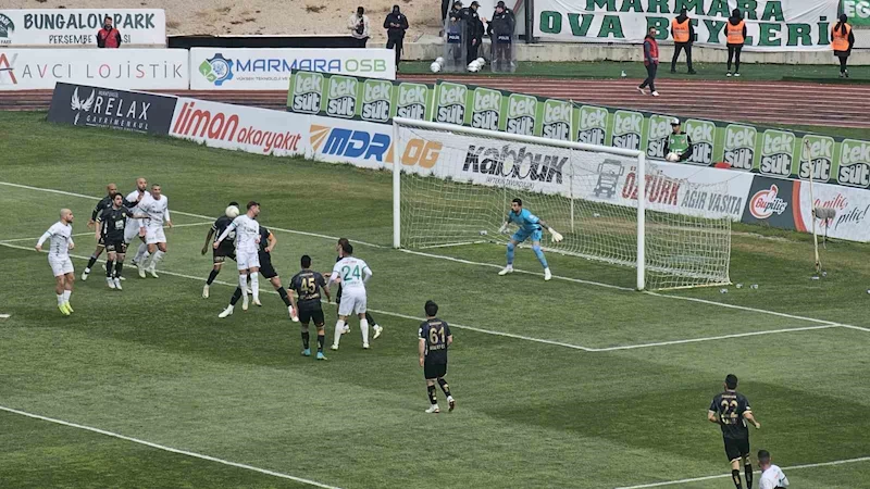 Trendyol 1. Lig: Bandırmaspor: 1 - Iğdır FK: 1
