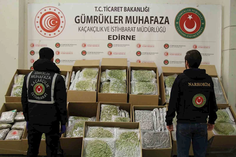 Kapıkule’de 492 kilogram uyuşturucu madde ele geçirildi
