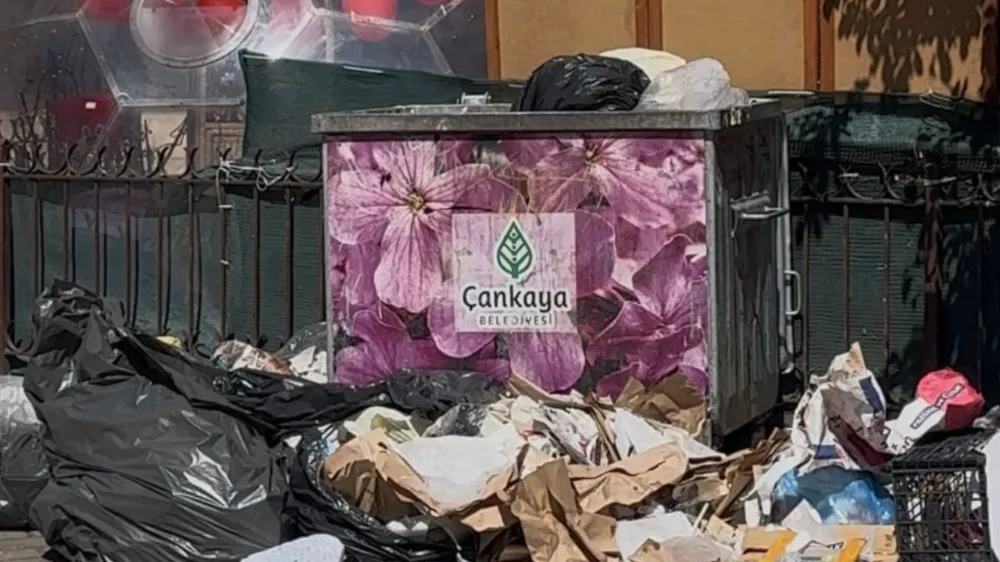 Çankaya Belediyesi işçilerinden iş yavaşlatma eylemi