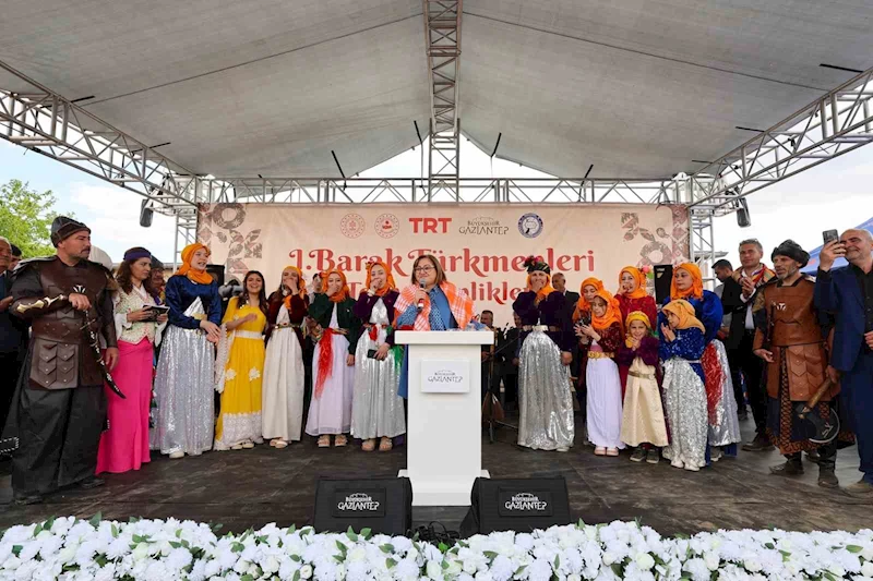 Gaziantep’te 1. Barak Türkmenleri Toy ve Şenlikleri düzenlendi
