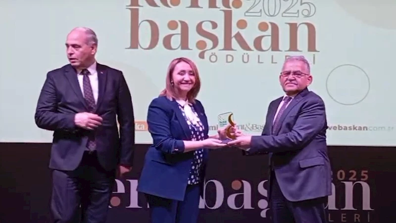 Başkan Tekin’in başarısı ulusal ölçekte taçlandırıldı
