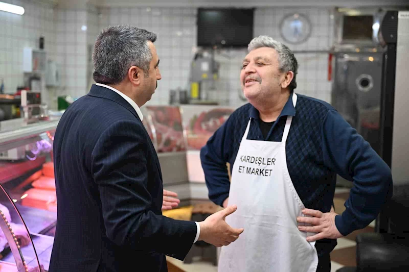 Başkan Yılmaz, komşu siyaretinde

