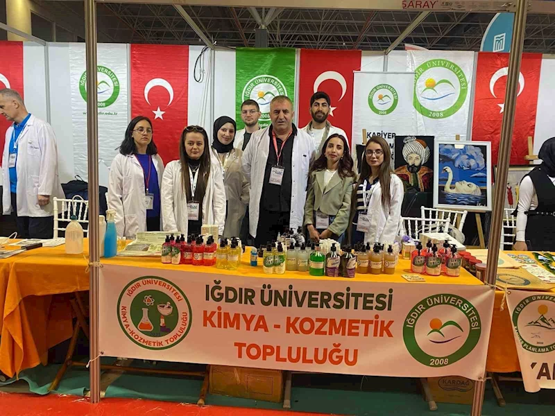 Iğdır Üniversitesinin ürettiği ürünler Doğu Anadolu Kariyer Fuarında

