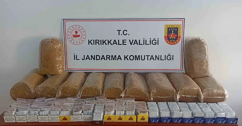 Kırıkkale’de çok miktarda kaçak tütün ürünü ele geçirildi
