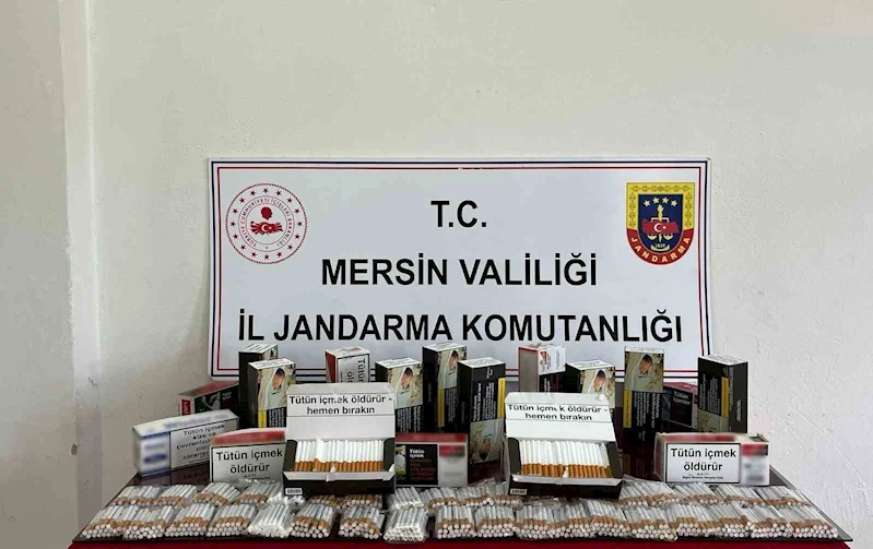 Mersin’de kaçak sigara ticareti yapan bir şüpheli yakalandı
