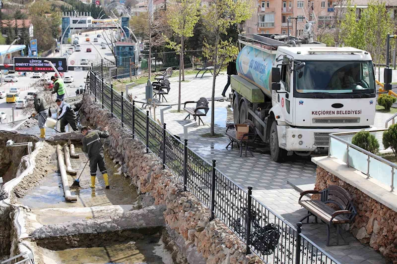 Büyük Keçiören Şelalesi’nde temizlik
