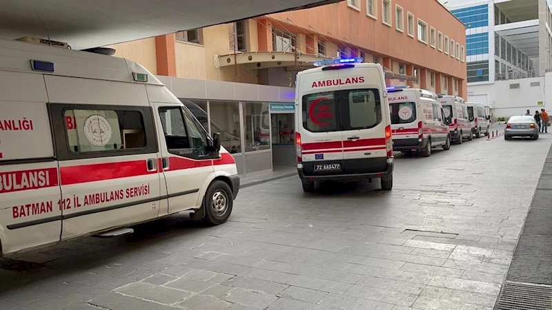 Batman’da merdivenden düşen bir kişi hayatını kaybetti
