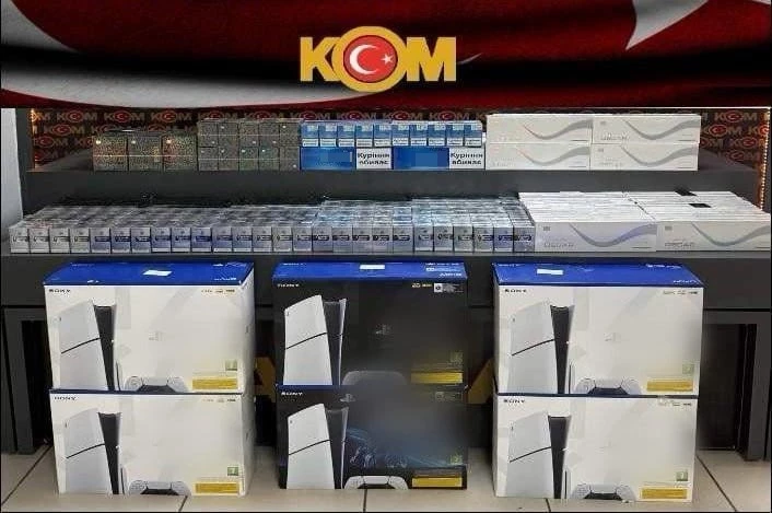 Batman’da gümrük kaçağı sigara ve oyun konsolu ele geçirildi
