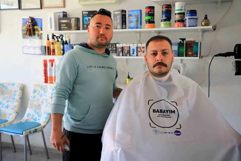 Muğla’da babalar çocukları için aynaya bakıyor

