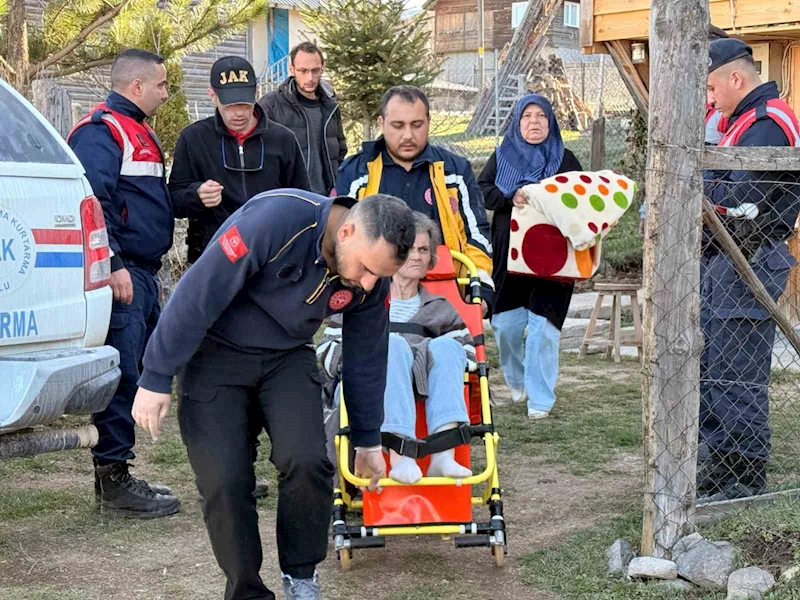 Kayıp kadın ormanlık alanda bulundu
