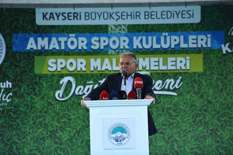 Büyükkılıç’tan amatör spor kulüplerine büyük destek
