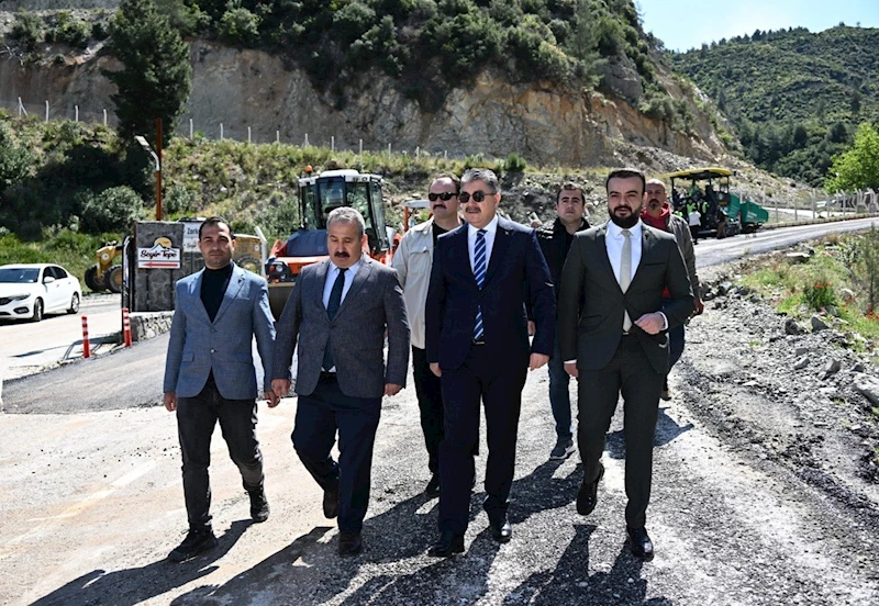 Yayla mevsimi öncesi, Zorkun Yaylası yolunda bakım çalışması başladı
