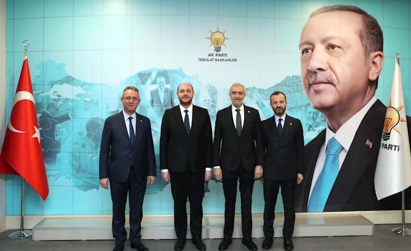 AK Parti milletvekillerinden AK Parti Teşkilat Başkanı Ahmet Büyükgümüş’e hayırlı olsun ziyareti
