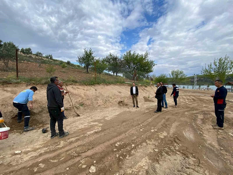 Kaymakam Partal, piknik ve kamp alanında incelemelerde bulundu
