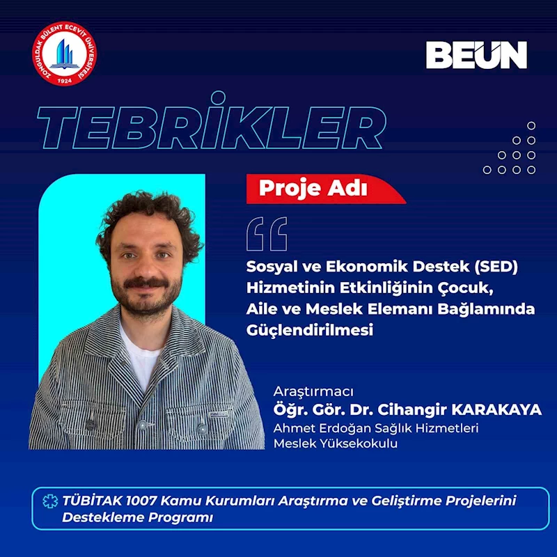 Öğr. Gör. Karakaya’nın Projesine TÜBİTAK’tan Destek
