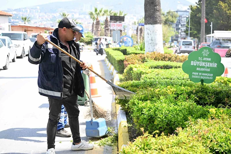 Aydın Büyükşehir Belediyesi’ne Kuşadası’na bahar dokunuşu
