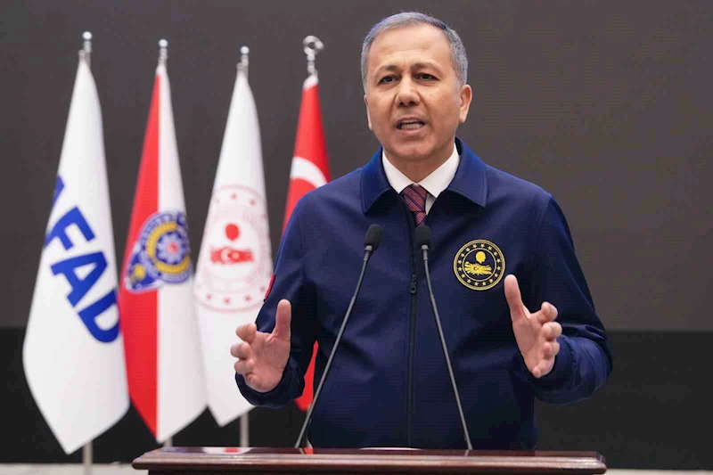 İçişleri Bakanı Ali Yerlikaya: 