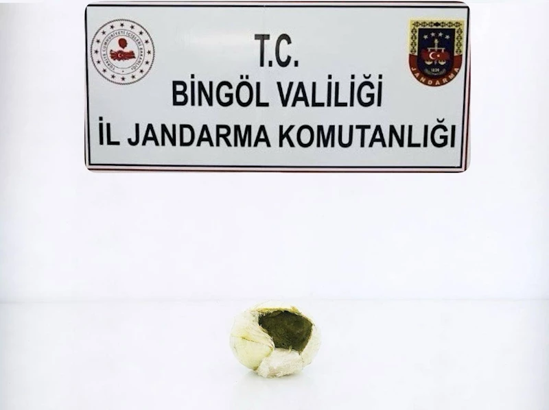 Bingöl’de jandarmadan uyuşturucu operasyonu
