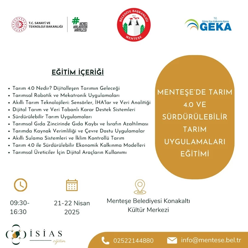 Menteşe’de tarım uygulamaları eğitimi

