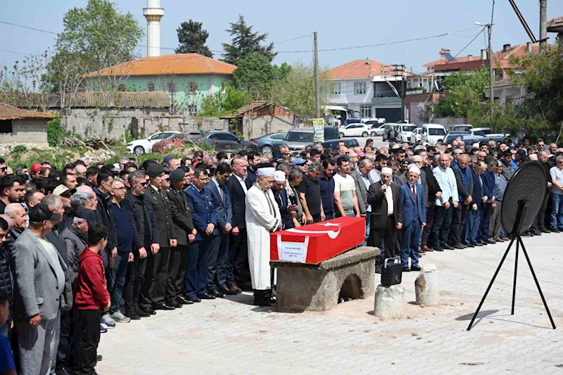 Motosiklet kazasında hayatını kaybeden astsubay son yolculuğuna uğurlandı
