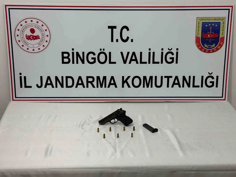 Bingöl’de ruhsatsız silah ele geçirildi
