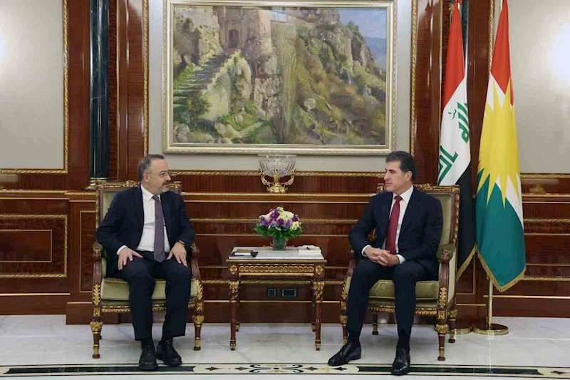Dışişleri Bakan Yardımcısı Yılmaz, IKBY Başkanı Barzani ile görüştü
