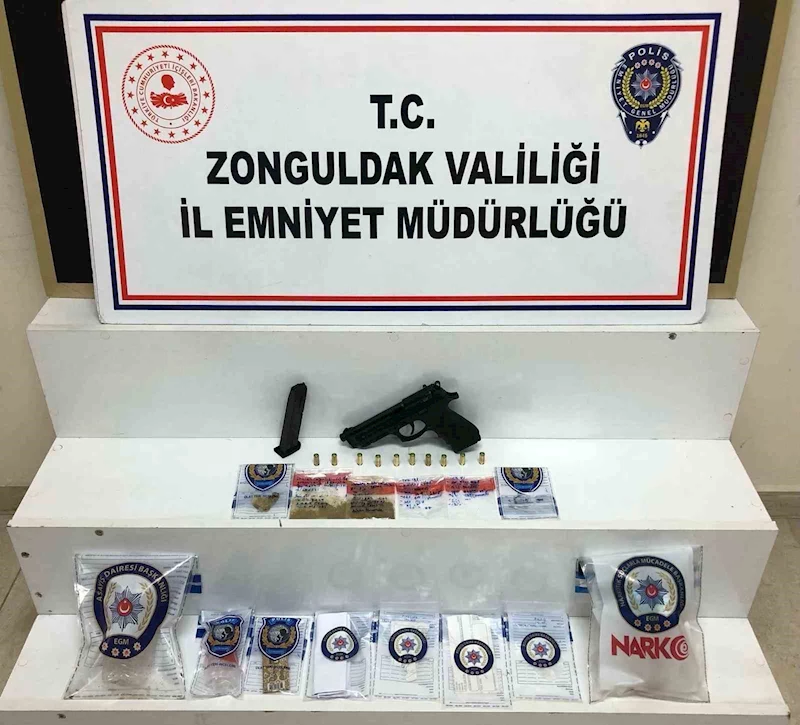 Zonguldak’taki uyuşturucu operasyonunda 2 şüpheli gözaltında
