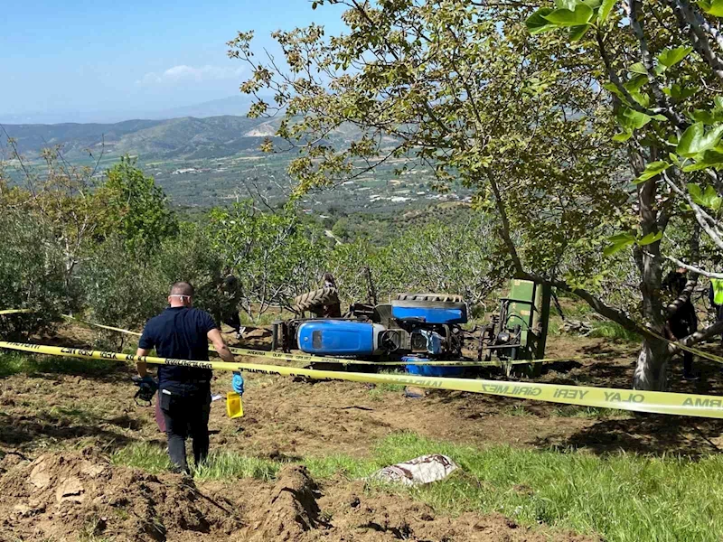 İzmir’de devrilen traktörün altında kalan sürücü yaşamını yitirdi
