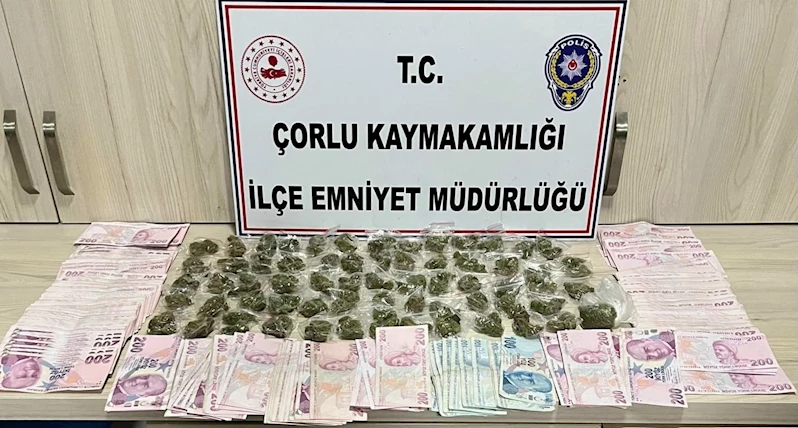Polis şüphe üzerine durdurdu: 238 gram esrar ele geçirildi
