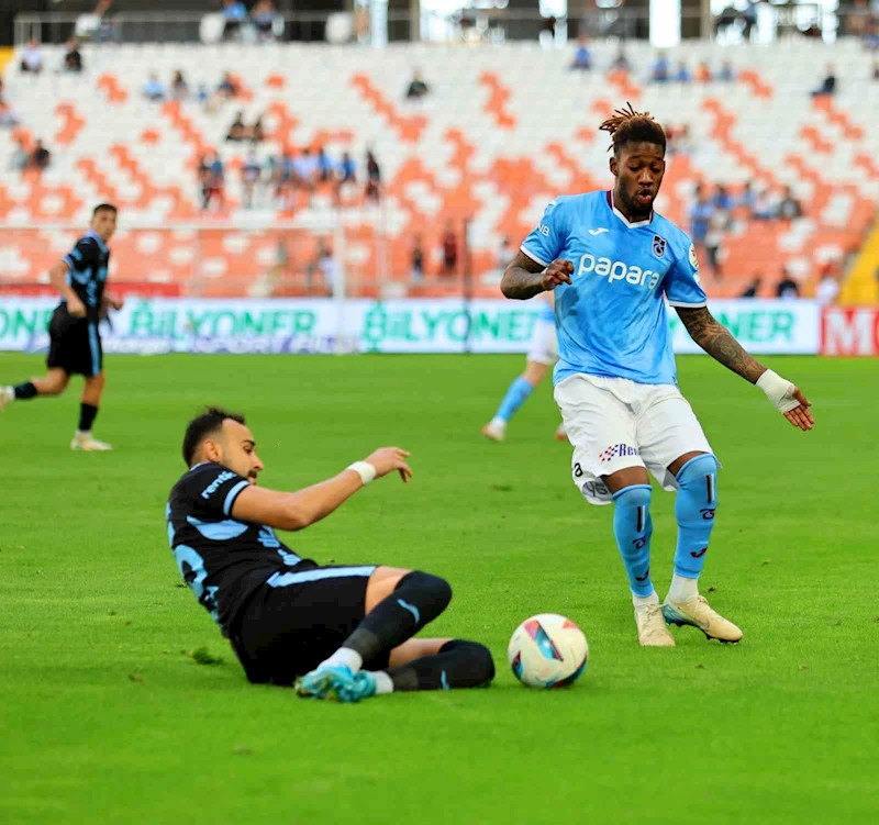 Trendyol Süper Lig: Adana Demirspor: 0 - Trabzonspor: 0 (Maç devam ediyor)
