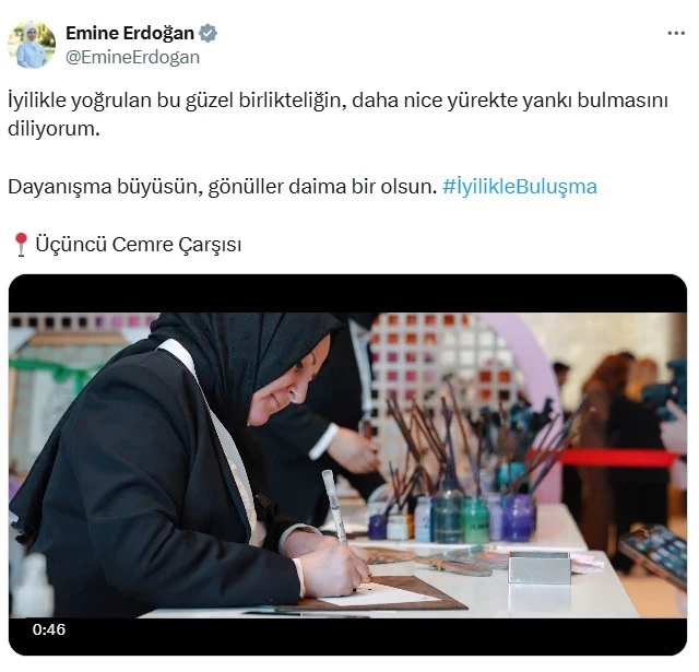 Emine Erdoğan’dan 