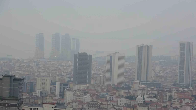 Anadolu Yakası’nın alçak kesimlerinde kirli hava etkili oldu

