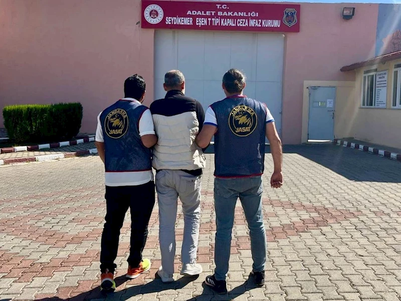 Fethiye’de 11 yıl, 9 ay cezası bulunan şahıs yakalandı
