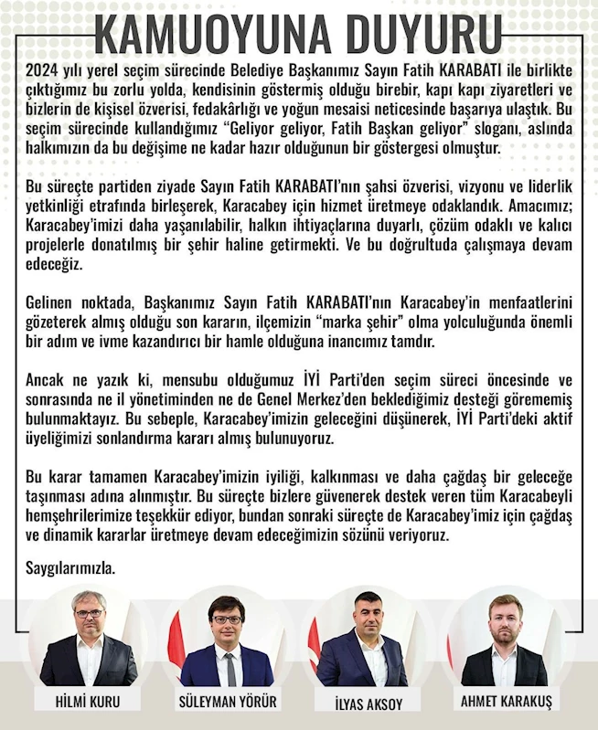 Belediye başkanından sonra meclis üyeleri de istifa etti
