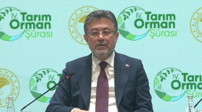 Tarım ve Orman Bakanı Yumaklı: 