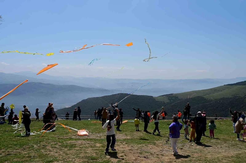 Uçurtmalar, gökyüzünü renklendirdi
