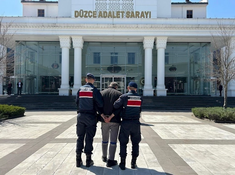 Yangın şüphelisi çalılık alanda yakalandı
