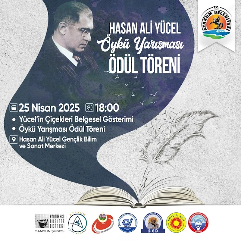 Atakum’da öykü yarışması ödül töreni
