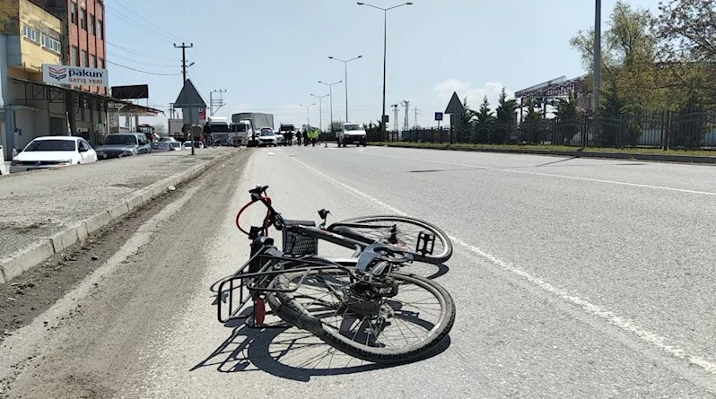 Kamyonetin çarptığı bisikletli ağır yaralandı
