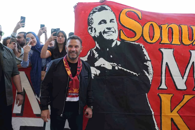 Galatasaray kafilesi Konya’ya geldi
