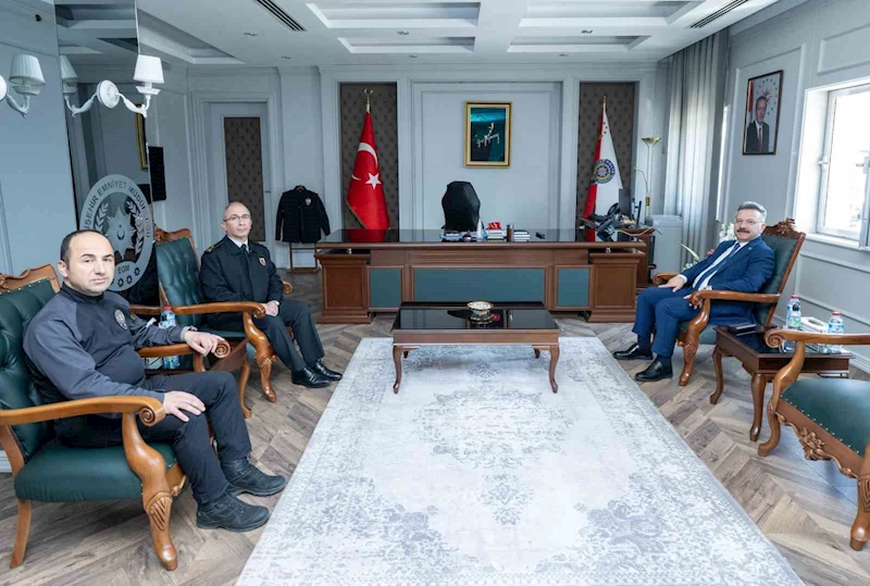 Babası vefat eden İl Emniyet Müdürü Yılmaz’a taziye ziyareti
