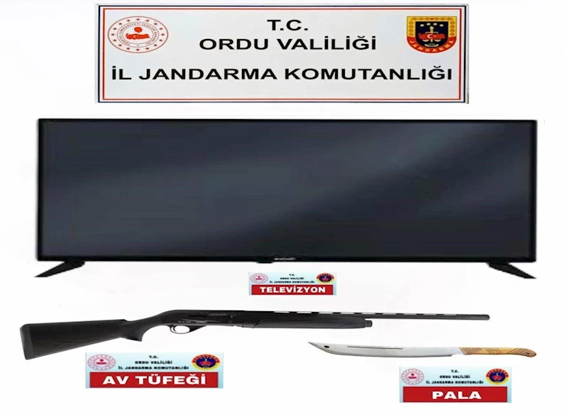 Ordu’da evden hırsızlık yapan 2 şüpheli yakalandı
