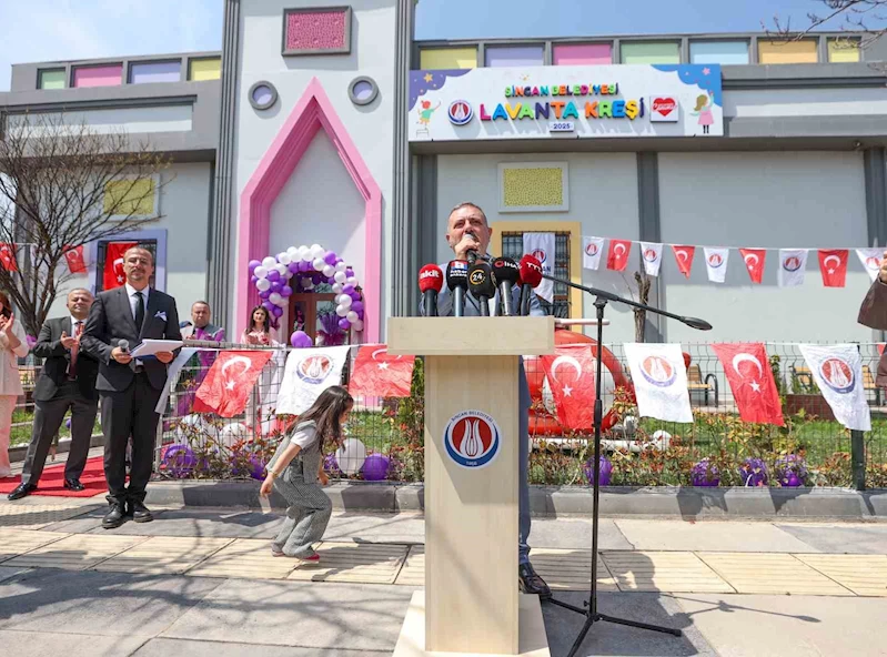 Sincan Belediyesi, yapımı tamamlanan 6’ncı kreşi hizmete sundu
