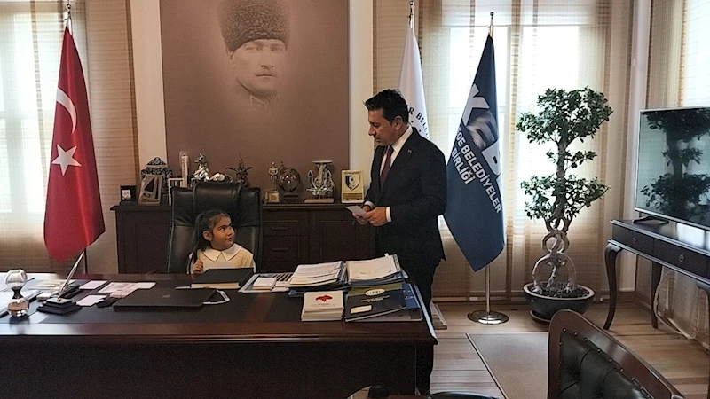 Muğla’da Başkanlık koltuğu çocuklara emanet
