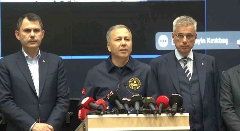 İçişleri Bakanı Ali Yerlikaya: 