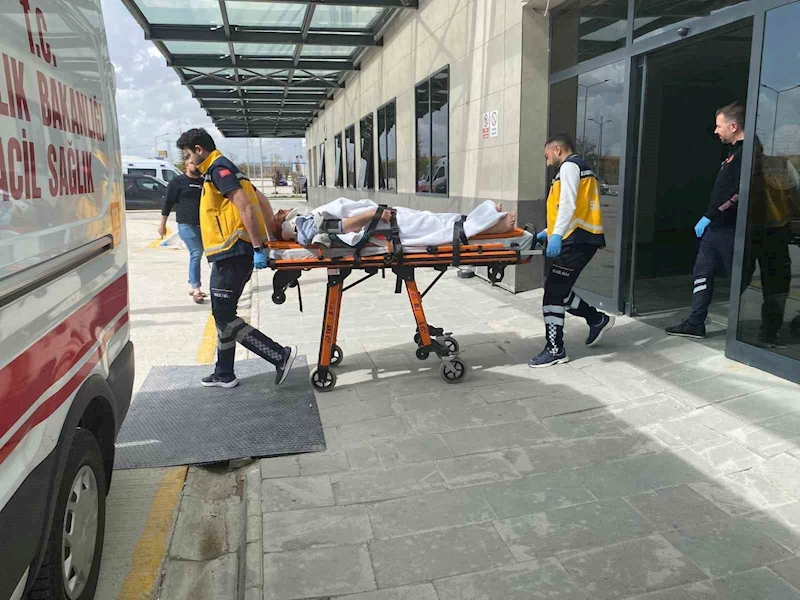 İnşaattan düşen kişi hastanelik oldu
