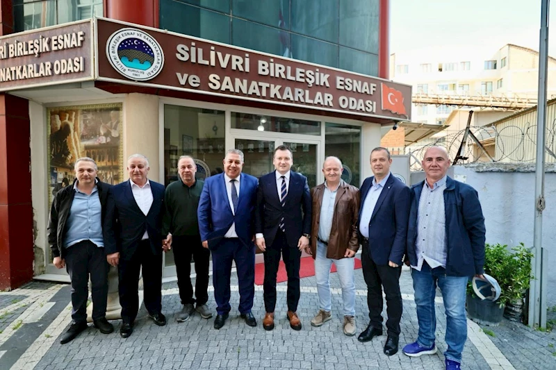 Başkan Balcıoğlu, Silivri Birleşik Esnaf ve Sanatkarlar Odası’nı ziyaret etti
