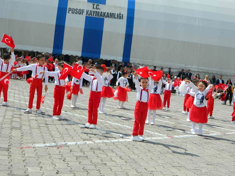 Posof’ta 23 Nisan coşkusu
