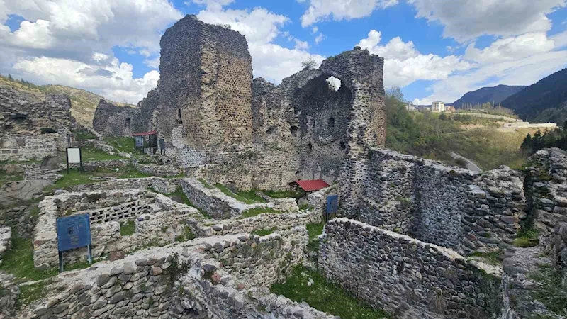 Şavşat Kalesi havadan görüntülendi
